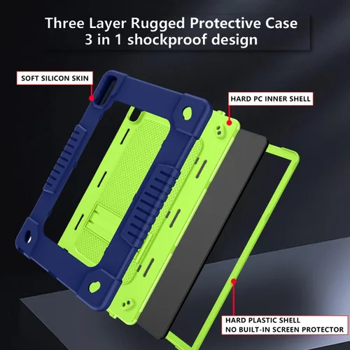Miniatura 3 de Funda para Lenovo Tab P11 de 2ª generación, para Lenovo Tab P11 Gen 2, correa de hombro híbrida a prueba de golpes para niños, funda protectora