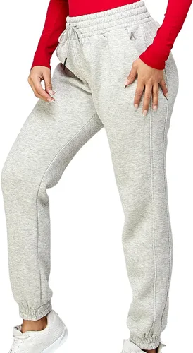 Miniatura 33 de IUUI Pantalones deportivos de cintura alta para mujer, con bolsillos, de algodón, holgados, atléticos