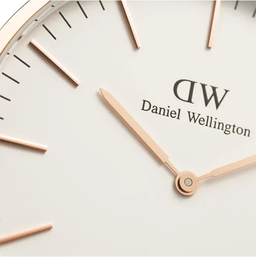 Miniatura 12 de Daniel Wellington Reloj clásico para hombre - Caja de 1.417 in - 1.575 in, movimiento de cuarzo japonés, correa de cuero, resistente al agua, reloj
