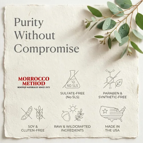 Miniatura 4 de Morrocco Method Champú de vinagre de sidra de manzana, 100% natural y crudo. Unisex. Para todo tipo de cabello y cuero cabelludo. Sin SLS, parabenos