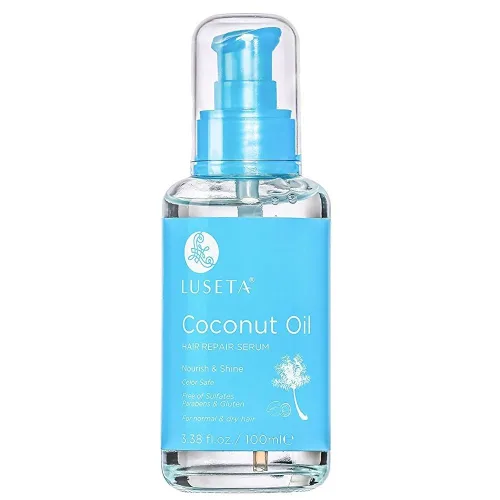 Miniatura 14 de Luseta - Suero capilar de cúrcuma y colágeno para cabello dañado y adelgazante, tratamiento de aceite fortalecedor que evita la rotura para mujeres