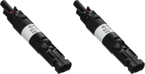 Miniatura 5 de Renogy 10A macho y hembra conector impermeable en línea portafusibles, w, negro