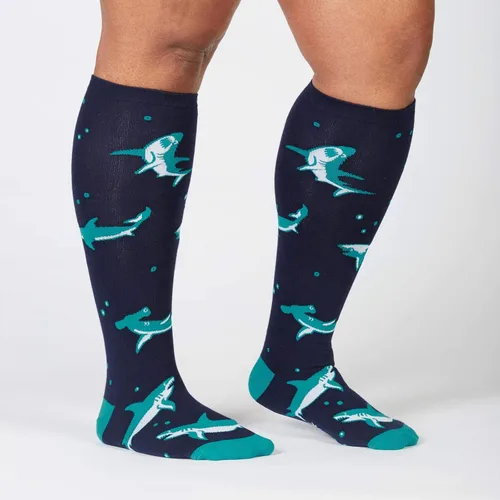 Miniatura 2 de Sock It To Me, Calcetines altos elásticos de pantorrilla ancha