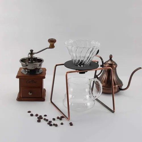 Miniatura 7 de Cabilock Soporte para filtro de café, soporte para gotero, accesorio reutilizable para gotero de café
