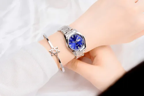 Miniatura 6 de carlien Relojes de lujo para mujer, calendario impermeable luminoso, reloj de pulsera de cuarzo para mujer