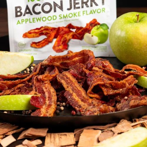 Miniatura 8 de Paquete variado de cecina de tocino, 5 sabores y hasta 0.85 oz de proteína por bolsa, totalmente cocido, sabores atrevidos, excepcionalmente