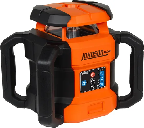 Miniatura 8 de Johnson Level & Tool JRT300-RDHV-K Kit de láser rotativo autonivelante rojo de doble pendiente, rango de 4,000 pies, estuche de transporte