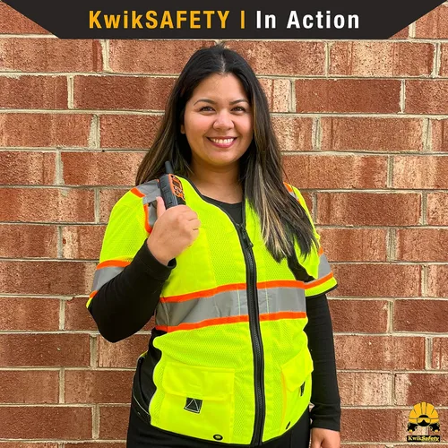 Miniatura 7 de KwikSafety - Charlotte, NC - Men's & Women's Class 3 Safety Vest PPE Hi Vis Reflective ANSI OSHA