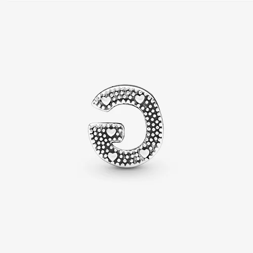 Miniatura 6 de Colgante de plata de ley 925 con letra PANDORA
