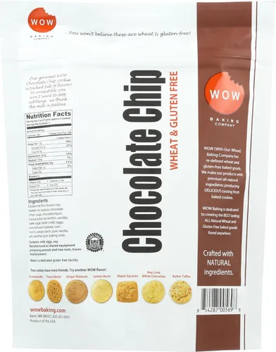 Miniatura 3 de Wow Baking Galleta de chispas de chocolate sin gluten, 8 onzas