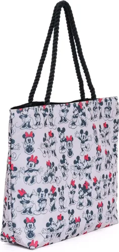 Miniatura 4 de Disney Bolso de mano Mickey Mouse y Minnie Mouse, bolso grande para vacaciones en parque temático, bolsa de viaje, bolsa grande, bolsa de trabajo