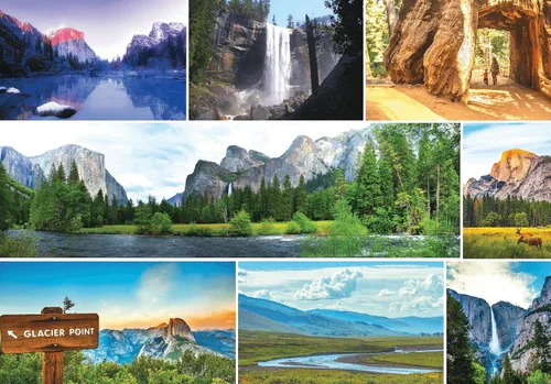Miniatura 3 de Zion & Yosemite National Parks Jigsaw Puzzles Bundle - 2 rompecabezas de 1000 piezas