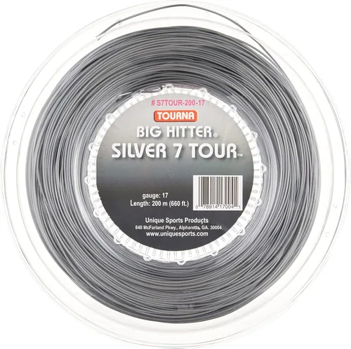 Miniatura 3 de Tourna Big Hitter Silver 7 Tour Poly - Cuerda de tenis