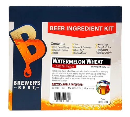 Miniatura 2 de Brewer's Best El kit de ingredientes de cerveza de trigo y sandía hace 5 galones