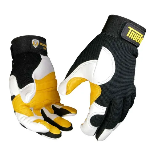 Miniatura 2 de John Tillman and Co. - Guantes para soldadura 24CL con gránulos, Pearl Kidskin MIG/TIG con puño de 4 pulgadas, dedos rectos e hilos Kevlar, grande