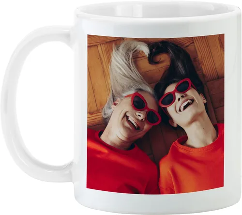 Miniatura 15 de Let's Make Memories Taza con fotos personalizada, taza de café personalizada, tu foto o obra de arte de niños, para ella, cumpleaños, para mamá