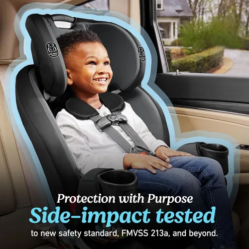 Miniatura 3 de Graco TriRide - Asiento reclinable 3 en 1 para automóvil, Clybourne - Asiento de automóvil orientado hacia atrás y hacia adelante, refuerzo