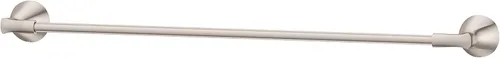 Pfister Willa - Toallero de baño para baño, 24 pulgadas, montaje en pared, atornillado, acabado de níquel cepillado, BTBWLL2K