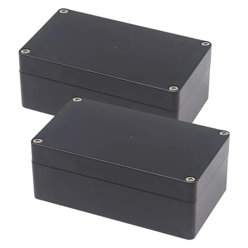 Miniatura 24 de Caja de conexiones, Caja de proyectos Zulkit IP65 impermeable para exterior cajas de plástico ABS Cajas eléctricas electrónicas negras 10.4 x 7.2 x