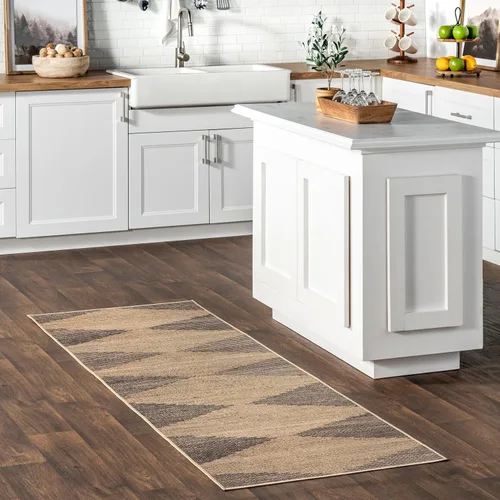 Miniatura 42 de nuLOOM Kasie Natural - Alfombra de 5 x 8 pies, lavable a máquina, antideslizante, para sala de estar, dormitorio, habitación de los niños, 2-Natural