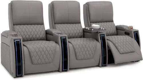 Miniatura 108 de Seatcraft Apex Zero-Gravity CoolZero - Asiento de cine en casa de cuero italiano, reposacabezas eléctrico, lumbar eléctrico, reclinable eléctrico