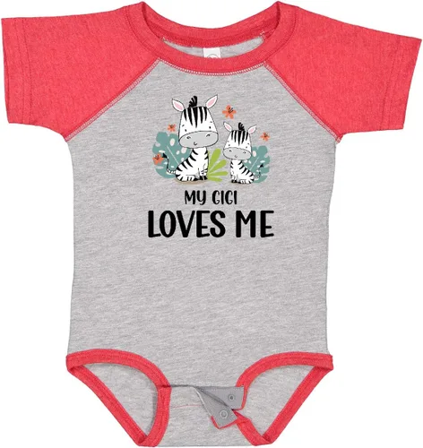 Miniatura 5 de inktastic Body para bebé Zebra My Gigi Loves Me