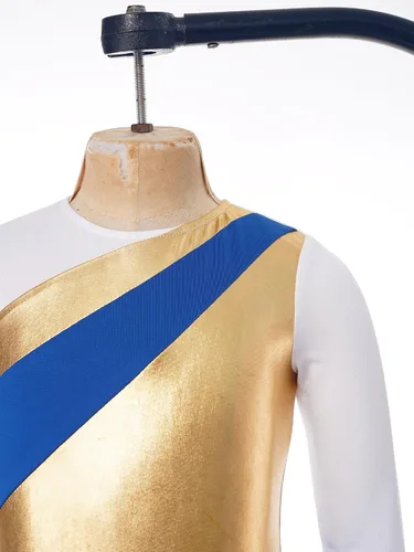 Miniatura 29 de CHICTRY Vestido de baile lírico sin mangas asimétrico para niñas, disfraz de adoración litúrgica contemporánea