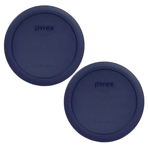 Miniatura 31 de Pyrex 7201-PC 4 tazas azul tapa de repuesto para almacenamiento de alimentos (paquete de 4) - Fabricado en Estados Unidos Azul oscuro