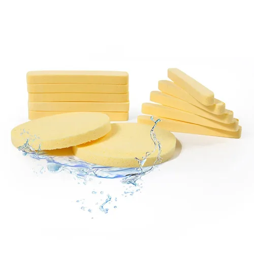 Miniatura 11 de Esponja facial comprimida, 60 unidades de PVA profesional para remoción de maquillaje, esponjas faciales redondas, almohadillas de spa, limpieza