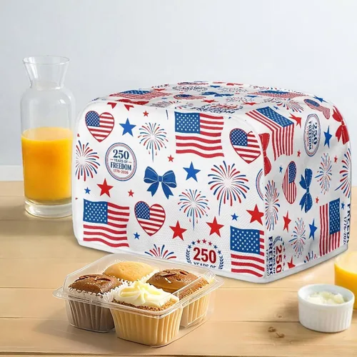 Miniatura 4 de Fundas para tostadoras, resistentes a las manchas, ligeras, a prueba de polvo, compatibles con la mayoría de las tostadoras de 2 rebanadas