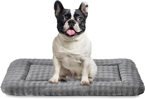 Miniatura 16 de Tapete de cama para mascotas, para gatos y perros pequeños, lavable y suave para mascotas, tapete para dormir con patrón de burbujas 3D, morado