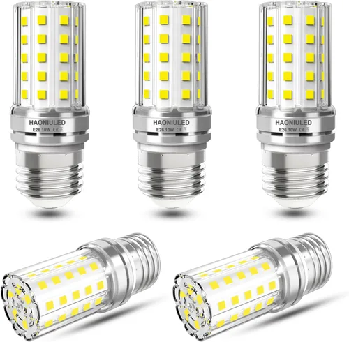 Miniatura 12 de Bombilla LED E26 equivalente a 100 W, 4000 K blanco natural, 1000 lúmenes, bombillas LED no regulables de 10 W, bombillas LED para ventilador
