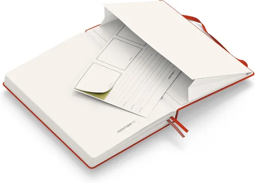 Miniatura 6 de LEUCHTTURM1917 - Cuaderno de tapa dura mediano A5 con 251 páginas numeradas para escritura y diario (Rojo zorro, con puntos)