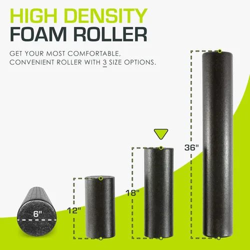 Miniatura 2 de ProsourceFit Rodillos de espuma de alta densidad de 18 pulgadas de largo, herramienta de masaje atlético firme de cuerpo completo para estiramiento
