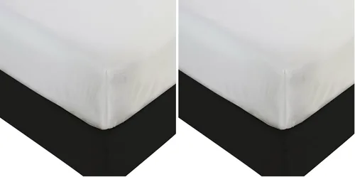 Miniatura 11 de Blissford - Protector de colchón de plástico individual XL, estilo sábana bajera, funda de colchón de vinilo impermeable, resistente y transpirable