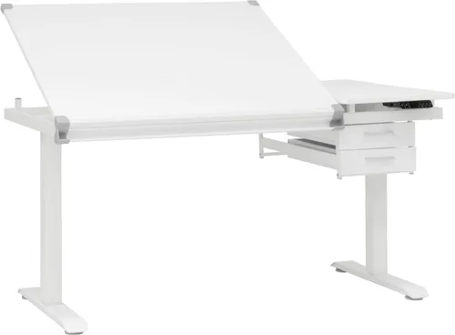 Studio Designs Graphix II - Mesa de dibujo ajustable en altura superior dividida, eLift