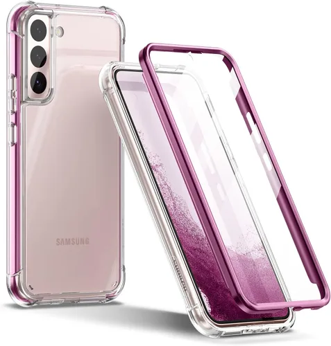 Miniatura 10 de SURITCH Funda transparente para Samsung Galaxy S22+ Plus de 6.6 pulgadas (solamente), [protector de pantalla integrado] carcasa rígida protectora