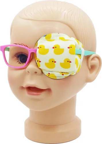 Miniatura 40 de Astropic Parche para ojos de algodón y seda 3D para niños, parche de ojos para niñas para gafas Parche médico para niños con ojo perezoso