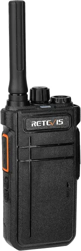 Miniatura 10 de Retevis RB37 Walkie Talkies Bluetooth con cargador de 6 vías, radio inalámbrica de dos vías con auricular, linterna, 2000 mAh para 21 horas, tipo C