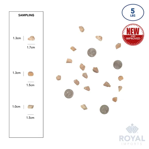 Miniatura 6 de Royal Imports Piedras decorativas de 5 libras, piedras de río, pinturas para acuarios de peces, grava, paisajismo, decoración del hogar natural