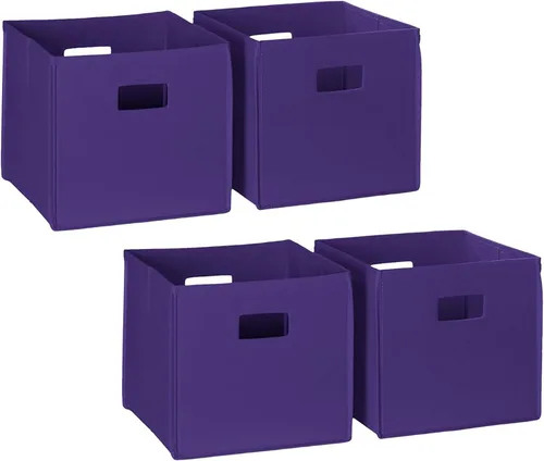 Miniatura 42 de RiverRidge Cajones de almacenamiento plegables con asas Organizador de almacenamiento Aqua Cube para armario, dormitorio y sala de juegos - Juego