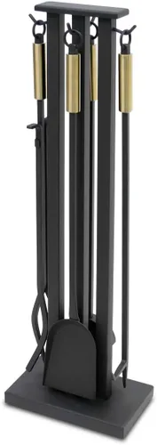 Pilgrim Home and Hearth Juego de herramientas para chimenea contemporánea 18039BS