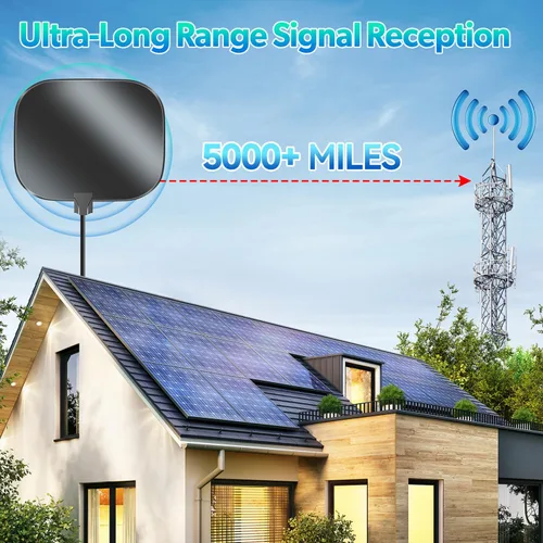Miniatura 3 de 2026 Upgraded Indoor TV Antenna for Smart TVs, 5000+ Miles Range Digital Antenna for Local Channels, 4K 8K 1080p HD Antenna with Signal Booster &