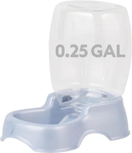 Petmate Pet Cafe Dispensador de agua para gatos y perros, cuenco de agua extra pequeño para gatitos y cachorros, fabricado en Estados Unidos, 0.25