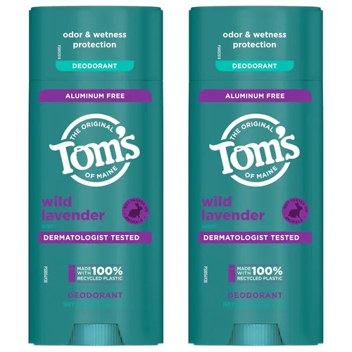 Miniatura 9 de Tom's of Maine Wild Lavender - Desodorante natural para hombres y mujeres, sin aluminio, sin fragancias, tintes ni conservantes artificiales, sin