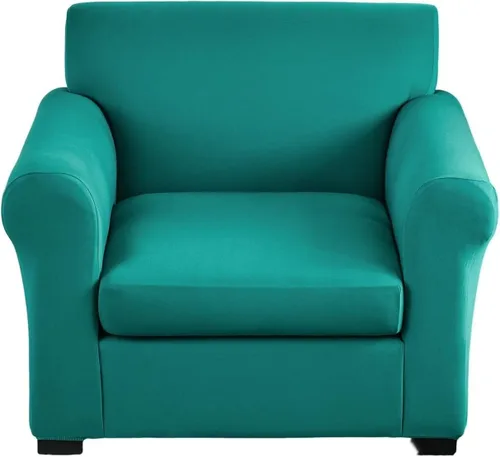 Miniatura 69 de Fundas elásticas para sofá de 1/2/3 cojines, funda estampada con fundas de cojín de asiento separadas, fundas de sofá lavables, protector de muebles