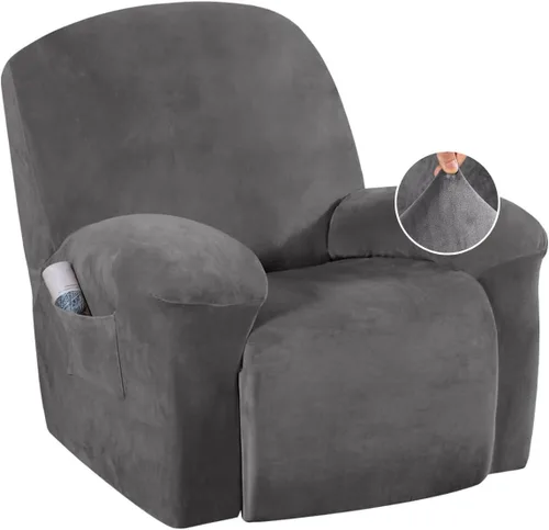 Miniatura 16 de H.VERSAILTEX 1 Pieza Funda para Sillón Reclinable de Terciopelo Fundas Deslizantes para Sillón Reclinable Fundas Deslizantes para Sillón Reclinable