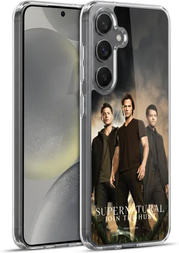 Miniatura 19 de Head Case Designs Supernatural Sam, Dean & Castiel Key Art - Funda de gel con licencia oficial [protección de grado militar] compatible con Google