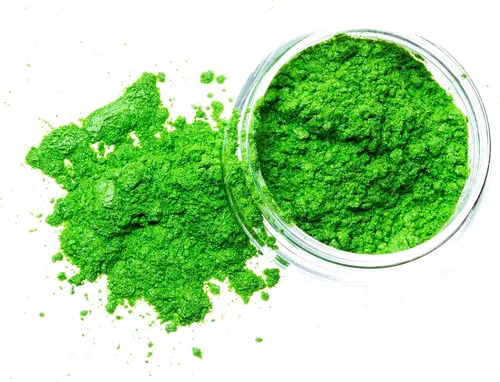 Miniatura 3 de Polvo de mica mineral natural verde manzana, 0.42 oz (12 g) para uso personal o profesional - cosméticos, proyectos de resina epoxi, esmalte