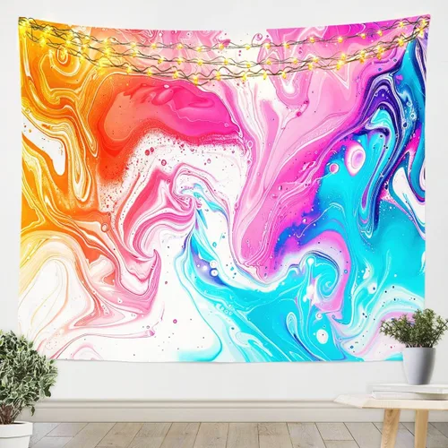 Miniatura 29 de Tapiz de juegos para niños pequeños de 51 x 59 pulgadas, tapices de decoración de sala de juegos para adolescentes, consola de juegos para niños